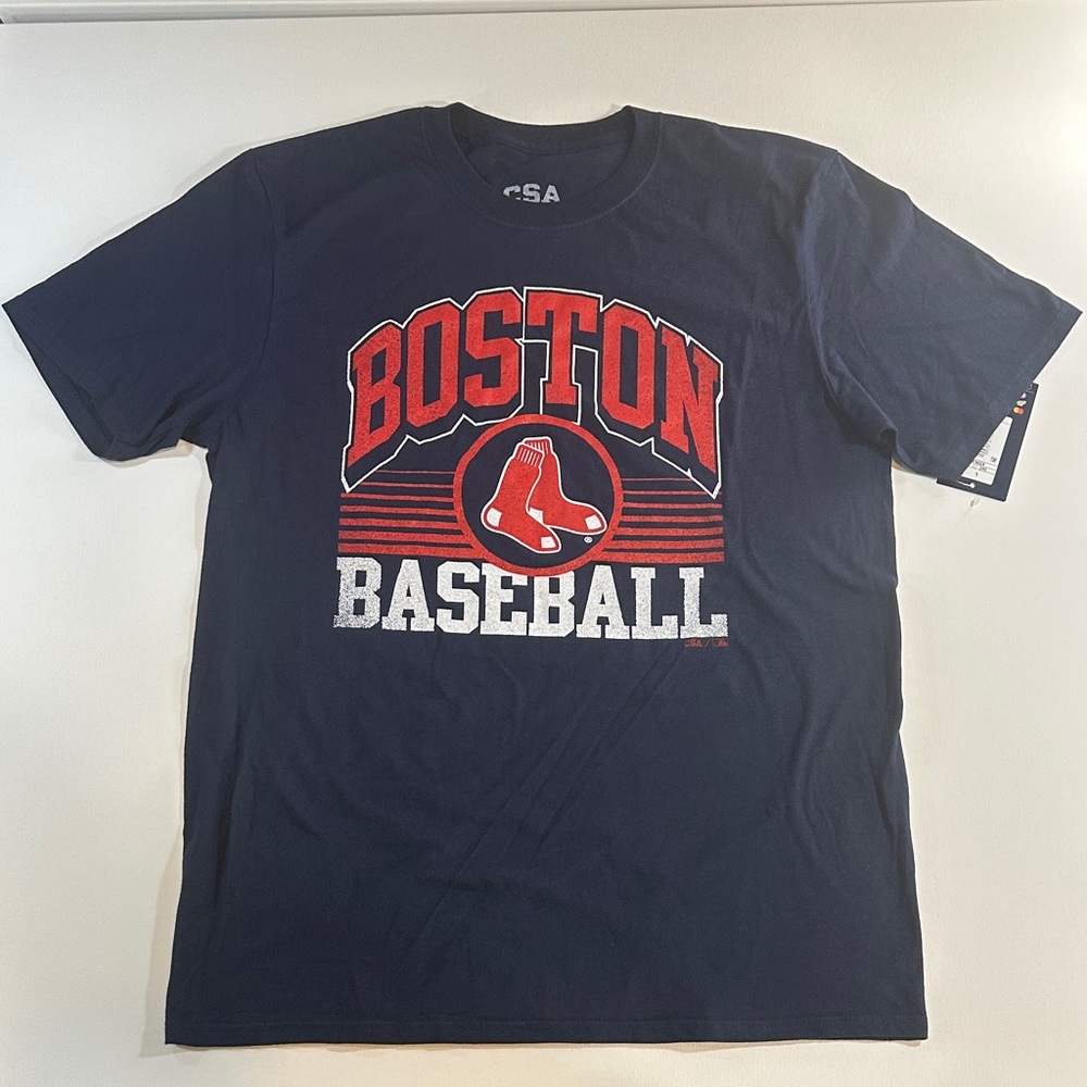 Boston Red Sox Baseball Graphic T-Shirt Women’s Size L NWT